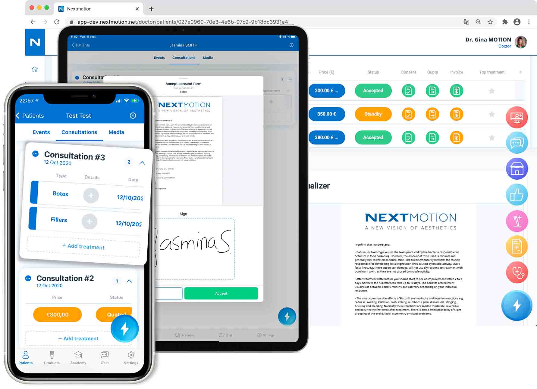 Nextmotion Consult Solution Demo