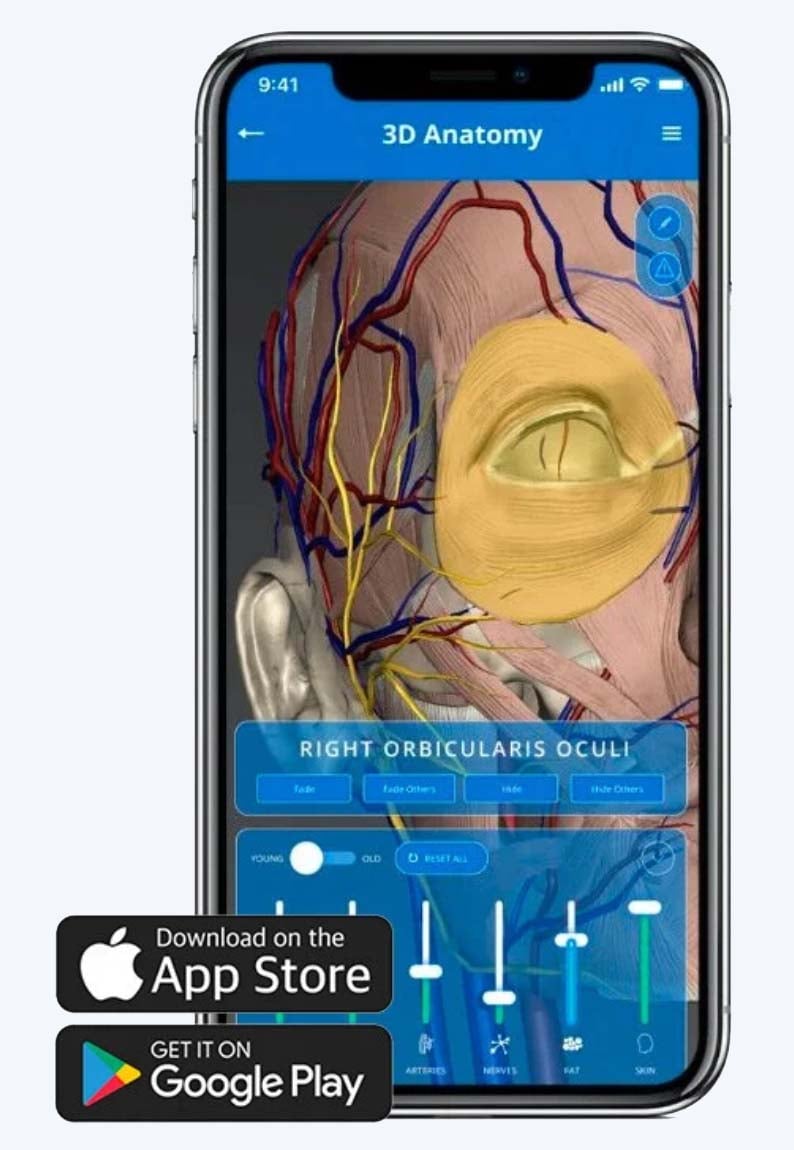3D anatomy app homepage