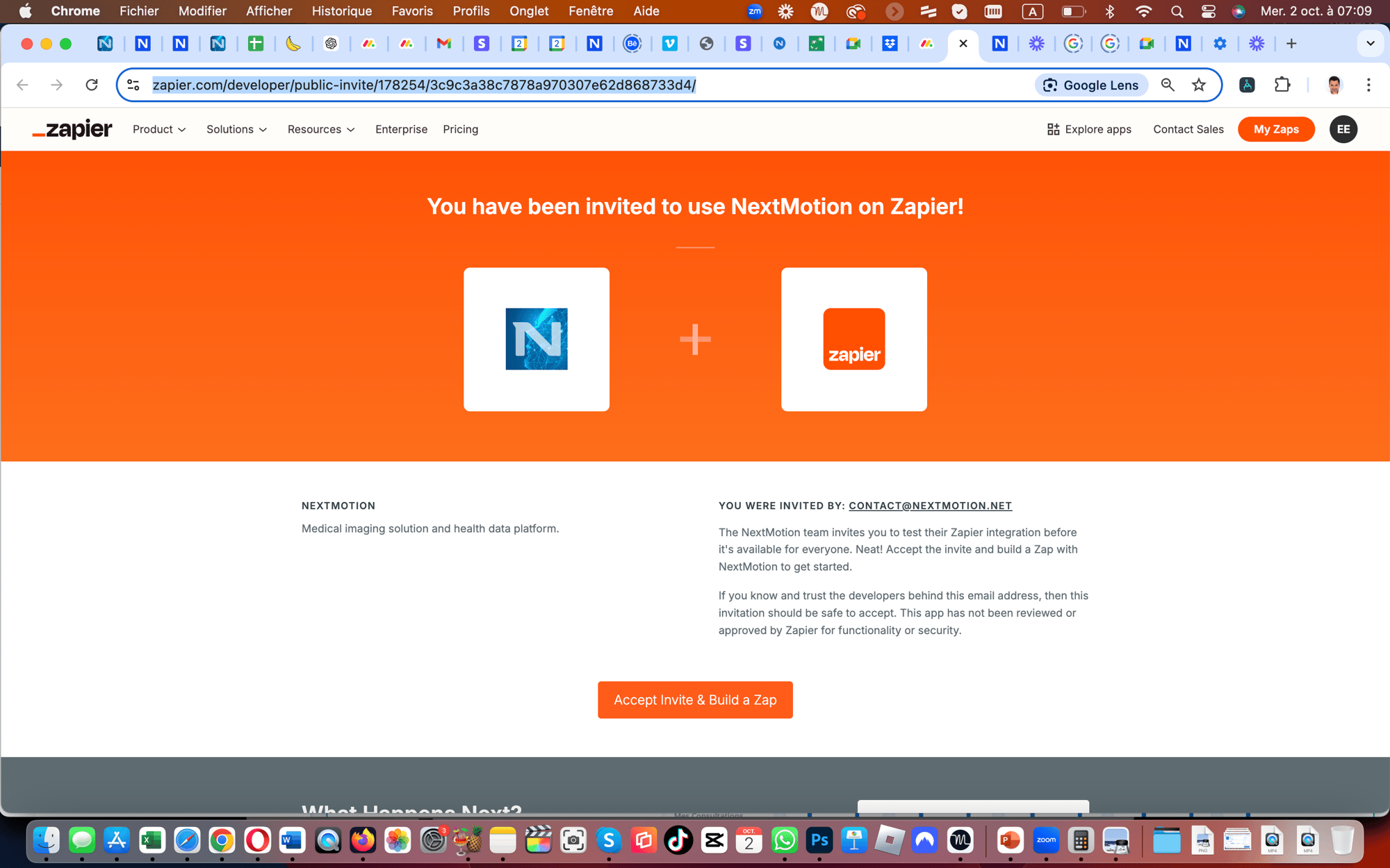 Zapier Nextmotion
