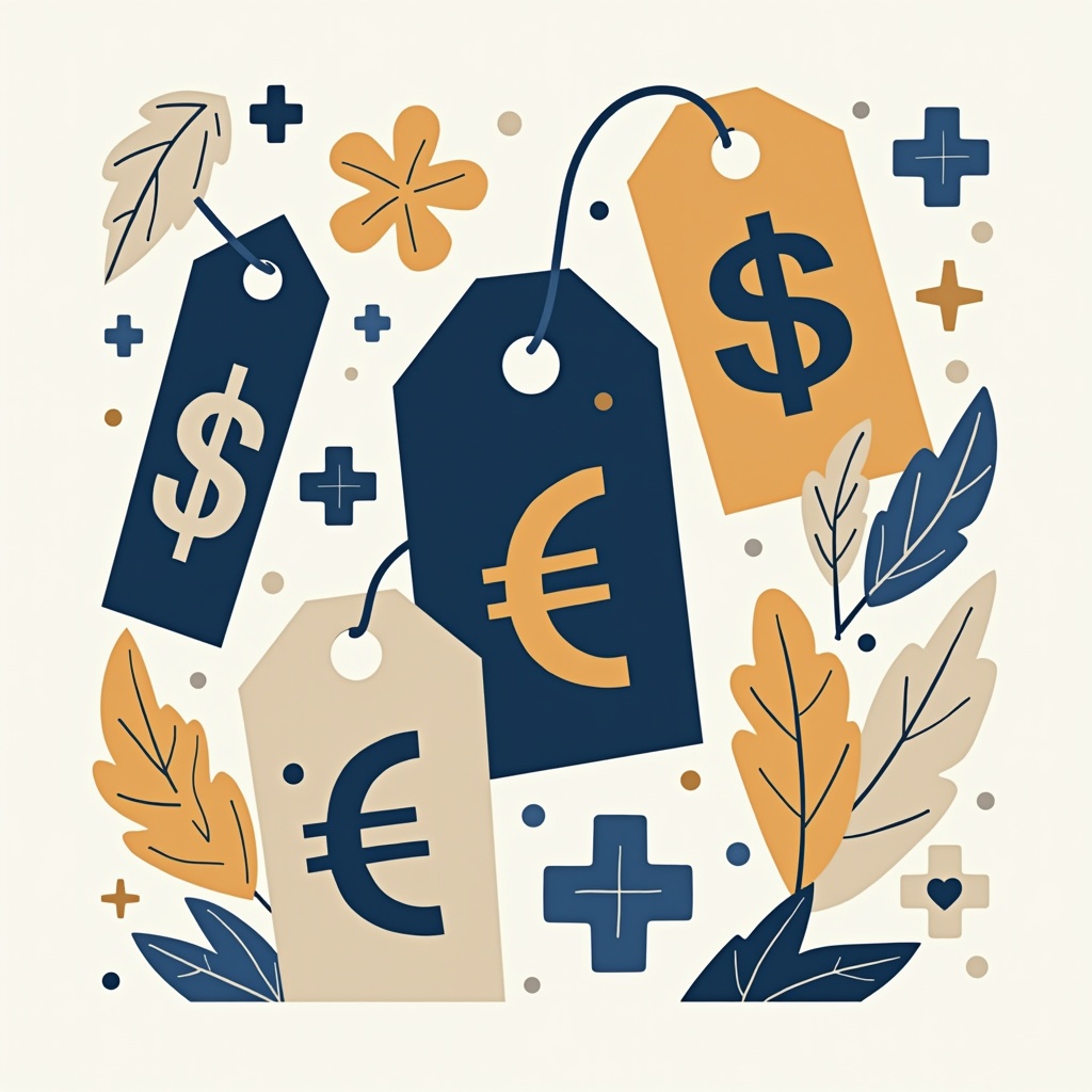 Aesthetic clinic pricing strategy dashboard with treatment packages